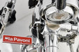 La Pavoni Botticelli Dual Boiler Espresso Machine details portafilter