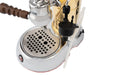 La Pavoni Esperto Competente Dual frothing systems polished steam wand and automatic cappuccino attachment