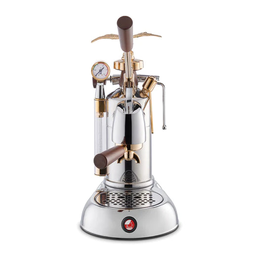 La Pavoni Professional EXPO Chrome and Gold, Model: EXP-16, front view