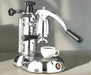 La Pavoni Stradivari ESC-8 with a cup of espresso
