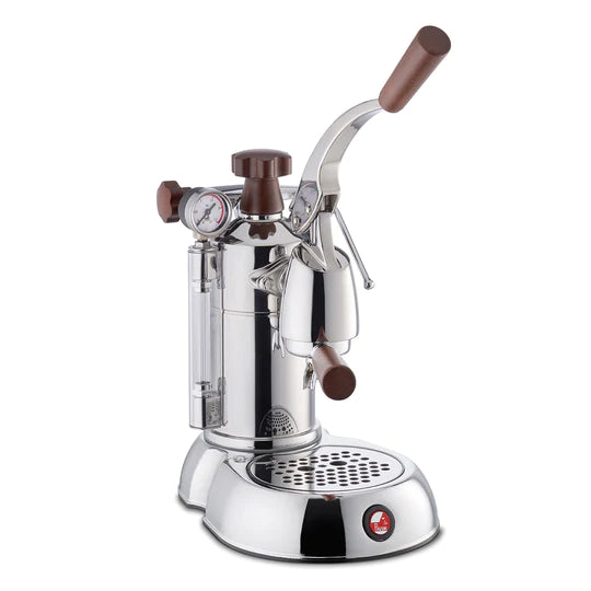 La Pavoni  Stradivari Professional -16 cup - Chrome with Wood Handles Model PSW16